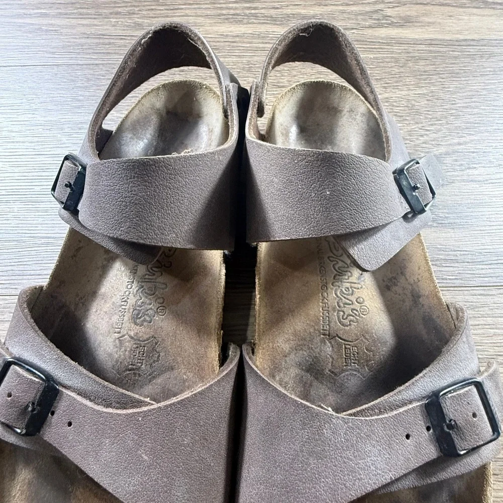 Birki's by Birkenstock Women's Double Strap Ankle Panama Sandal Size Women's 7